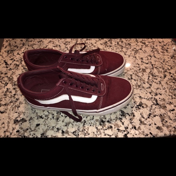 maroon vans